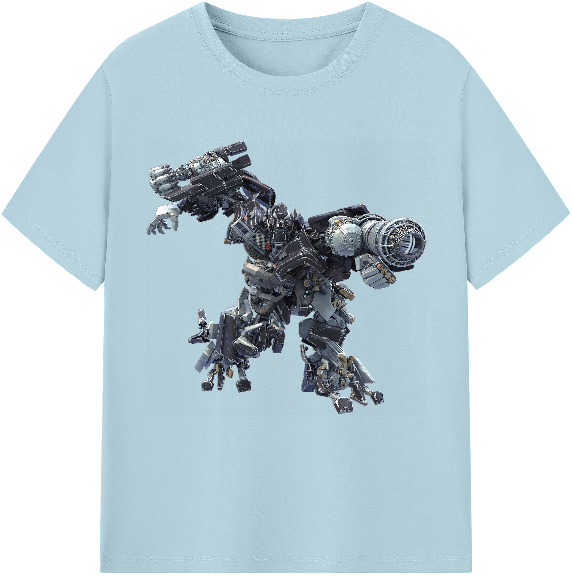 （画像用） Transformers トランスフォーマー 綿100％半袖Tシャツ（フロントプリント）